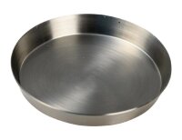 Teller, Kerzenteller Edelstahl Matt Ø 9 cm innen