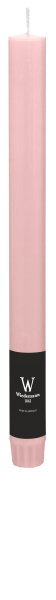 Stabkerzen durchgefärbt Rustic Rose 270 x Ø 22 mm, 12 Stück