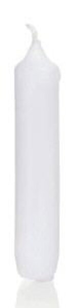 Adventskerzen Weiß 77 x Ø 15mm, 40 Stück