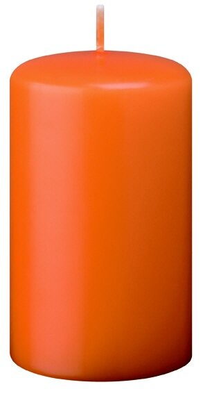Adventskranzkerzen Mango Orange 100 x Ø 60 mm, 4 Stück
