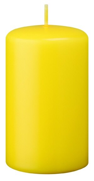 Adventskranzkerzen Citron Zitrone Gelb 120 x Ø 60 mm, 4 Stück