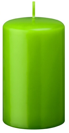 Adventskranzkerzen Limonegrün 60 x Ø 50 mm, 4 Stück