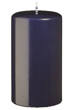 Adventskranzkerzen Nachtblau Dunkelblau 60 x Ø 50 mm, 4 Stück