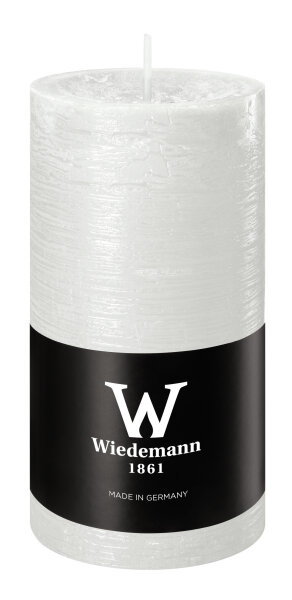 Durchgefärbte Stumpen Kerzen Weiß 120 x Ø 58 mm, 1 Stück