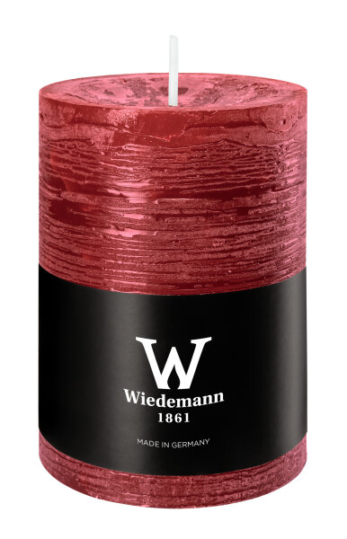 Durchgefärbte Stumpen Kerzen Bordeaux 100 x Ø 68 mm, 1 Stück