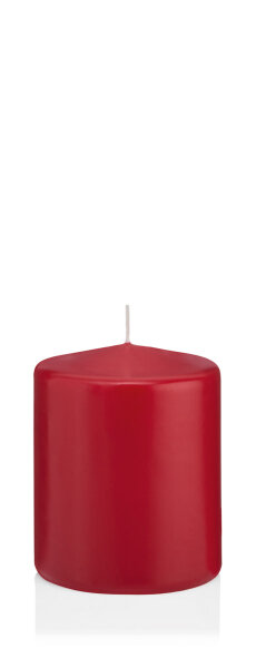 Stumpenkerzen Selbstlöschend Altrot 100 mm x Ø 80 mm, 6 Stück