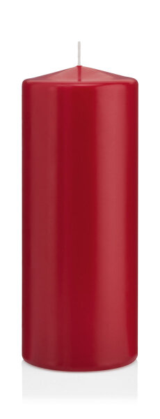 Stumpenkerzen Selbstlöschend Altrot 200 mm x Ø 80 mm, 6 Stück