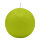 Limegrüne Kugelkerzen Ø 100 mm, 4 Stück