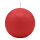 Rote Kugelkerzen Ø 100 mm, 4 Stück