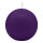 Violette Kugelkerzen Ø 100 mm, 4 Stück