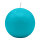 Ozeanblaue Kugelkerzen Ø 100 mm, 4 Stück