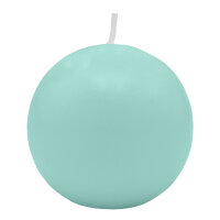 Türkise Kugelkerzen Ø 100 mm, 4 Stück