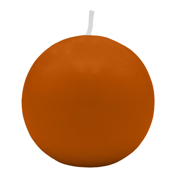 Cottobraune Kugelkerzen Ø 100 mm, 4 Stück