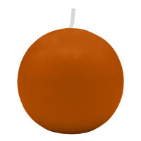 Cottobraune Kugelkerzen Ø 100 mm, 4 Stück
