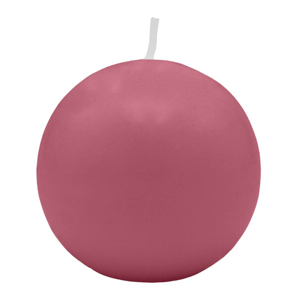 Altrosa Kugelkerzen Ø 100 mm, 4 Stück