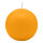 Maisgelb-Orange Kugelkerzen Ø 100 mm, 4 Stück