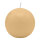 Beige Kugelkerzen Ø 100 mm, 4 Stück