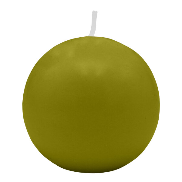Schottischgrüne Kugelkerzen Ø 100 mm, 4 Stück