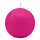 Fuchsia Kugelkerzen Ø 100 mm, 4 Stück