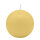 Grapefruitgelbe Kugelkerzen Ø 80 mm, 6 Stück