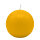 Goldgelbe Kugelkerzen Ø 80 mm, 6 Stück