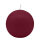 Bordeaux Kugelkerzen Ø 80 mm, 6 Stück