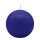 Royalblaue Kugelkerzen Ø 80 mm, 6 Stück