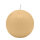 Beige Kugelkerzen Ø 80 mm, 6 Stück