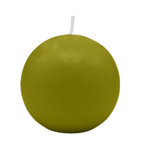 Schottischgrüne Kugelkerzen Ø 80 mm, 6...