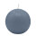 Blaugraue Kugelkerzen Ø 80 mm, 6 Stück