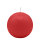 Rote Kugelkerzen Ø 70 mm, 12 Stück