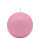 Rosa Kugelkerzen Ø 70 mm, 12 Stück