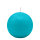 Ozeanblaue Kugelkerzen Ø 70 mm, 12 Stück