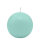 Türkise Kugelkerzen Ø 70 mm, 12 Stück