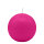 Fuchsia Kugelkerzen Ø 70 mm, 12 Stück
