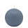 Blaugraue Kugelkerzen Ø 70 mm, 12 Stück