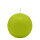 Limegrüne Kugelkerzen Ø 60 mm, 16 Stück