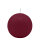 Bordeaux Kugelkerzen Ø 60 mm, 16 Stück