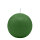 Grüne Kugelkerzen Ø 60 mm, 16 Stück