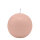 Taupe-Rosé Kugelkerzen Ø 60 mm, 16 Stück