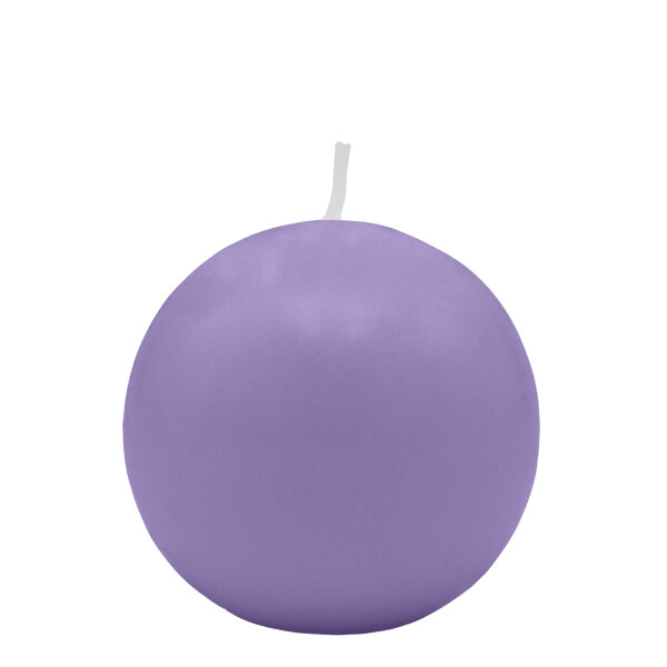 Lavendel Kugelkerzen Ø 60 mm, 16 Stück