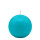 Ozeanblaue Kugelkerzen Ø 50 mm, 16 Stück