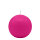 Fuchsia Kugelkerzen Ø 50 mm, 16 Stück