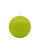 Limegrüne Kugelkerzen Ø 40 mm, 12 Stück