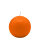 Orange Kugelkerzen Ø 40 mm, 12 Stück