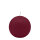 Bordeaux Kugelkerzen Ø 40 mm, 12 Stück