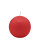 Rote Kugelkerzen Ø 40 mm, 12 Stück