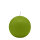 Limonengrüne Kugelkerzen Ø 40 mm, 12 Stück