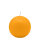 Maisgelb-Orange Kugelkerzen Ø 40 mm, 12 Stück