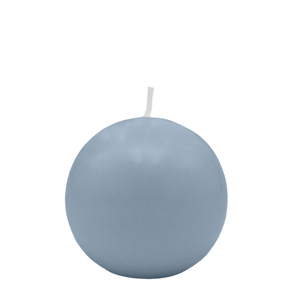 Jeansblaue Kugelkerzen Ø 40 mm, 12 Stück